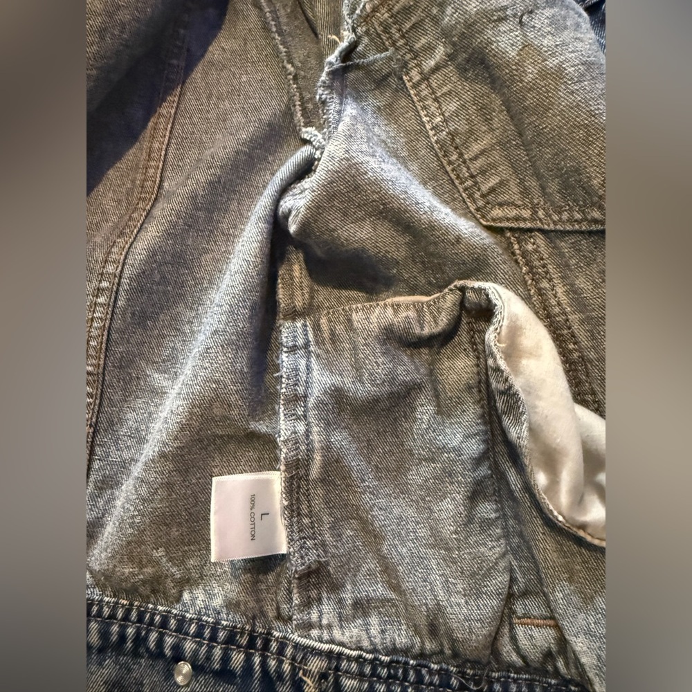Caution To The Wind Light Blue Jean Jacket - Picture 3 of 3